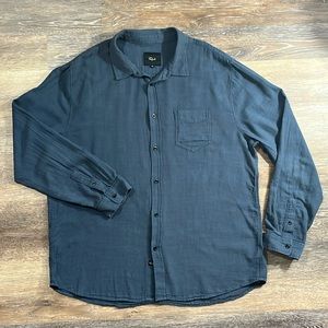 Rails Wyatt Super Lightweight Cotton Sea Blue Shirt